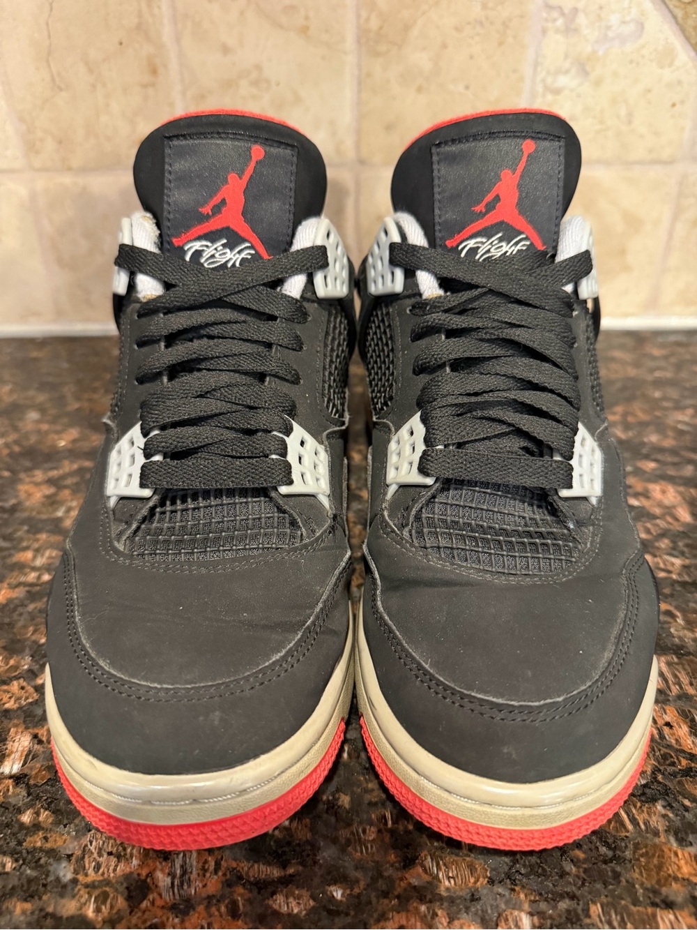 Air Jordan 4 Retro OG 'Bred' 2019 Men’s Size 8 USED